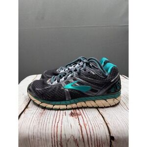 Brooks Ariel‎ DNA Womens 8.5 Wide Running Shoes Grey Teal 1202191D453
